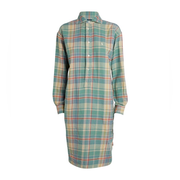 NWT POLO RALPH LAUREN Check Print Shirt Dress size 6 - Picture 2 of 12